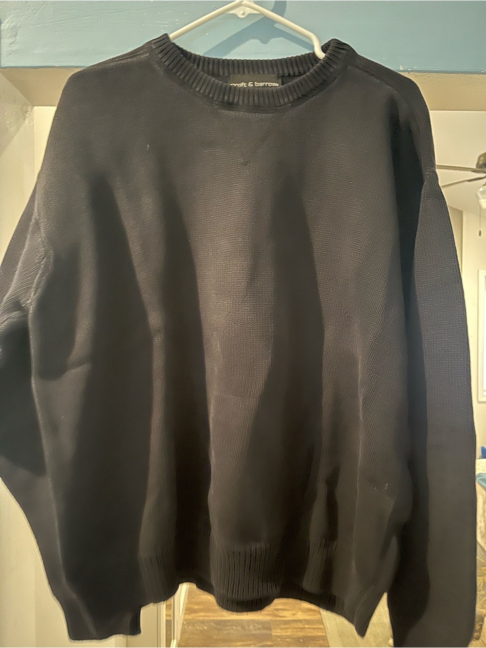 Croft & Barrow Black Crewneck Sweater XL